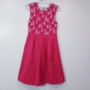 Eliza J Pink Lace A Line Dress
